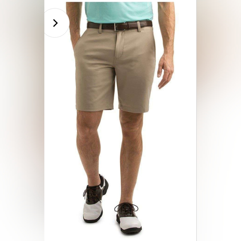 Vineyard Vines Club Shorts Tan Khaki Golf Comfort Size 32 Preppy Classic Beach